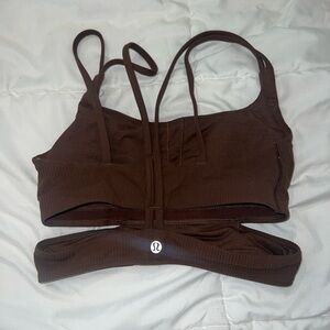 Lululemon Java Brown Sports Bra